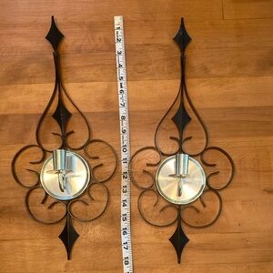 Vintage Mid Century Wall Sconce Set